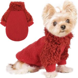 Suéter clássico para cães, chihuahua, roupas para cães pequenos, meninas, meninos, casaco de lã macia para cães pequenos, roupas de gato, roupas macias para cães e gatos