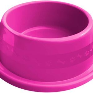 Furacão Pet Comedouro Plástica Anti-Formiga N.1 350Ml Rosa Para Cães