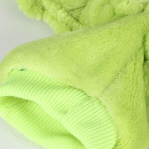 Fantasia de Cachorro, Roupas Fofas de Dinossauro Verde Macio, para Cães e Gatos, Fotografia de Inverno (L)
