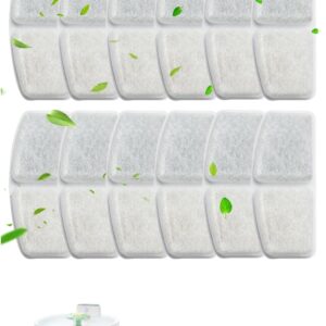 Filtros Refil Fonte Bebedouro Gatos Cães Pet, Bebedouro Fonte Gato Cão Com Filtragem E Purificação Pet (12 PCS)