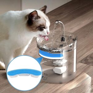 Kit 4 Refil Filtros Pet Bebedouro Fonte De Água Hidratação Filtragem Cães e Gatos
