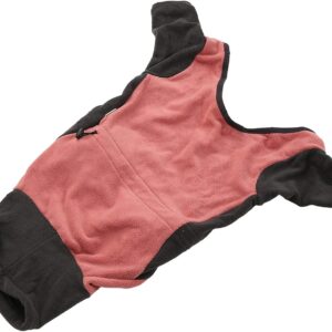 Acouto Casaco para Cachorro Jaqueta de Cachorro Elástico Poliéster Gola Alta 4 Pernas Roupas de Inverno para Cães Com Fivela, Roupas para Cães de Quatro Pernas, Casaco de Inverno para à Prova de -