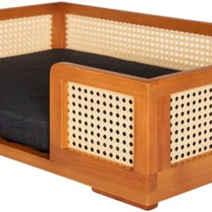 Cama Pet Luxo com Telinha Sextavada - Conforto e Elegância para seu Animal de Estimação (AZUL ESCURO)