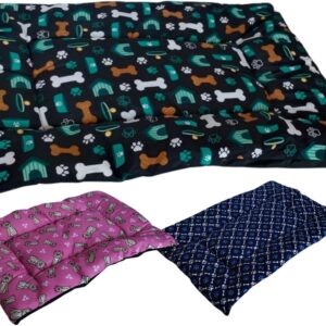 Colchonete Cama Pet Pequeno Porte 55x40cm com Manta Acrílica Anti-Frio e Lavável