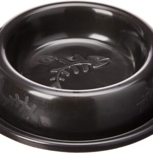 Pet Injet Comedouro Plastico Anti-Formiga Gato Preto Para Gatos