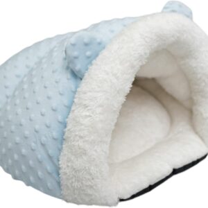Ninho de dormir de pelúcia para animais de estimação, cama macia, cama para gatos e cachorros.