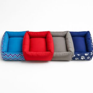 Cama Pet Tamanho G – Caminha para Cachorros e Gatos de Porte Grande e Raças Grandes – 1 Unidade – Confortável, Macia, Resistente, Lavável e Higiênica com Zíper – Cores Neutras Sortidas Unissex