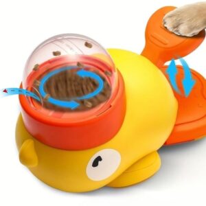 Brinquedo Interativo Pato Alimentador, Dispensador De RaçãO E Petiscos Para CãEs E Gatos, Tigela De AlimentaçãO Lenta Divertida, Redutor De Estresse