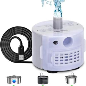Bomba para Bebedouro de Gatos, Bomba de Reposição para Bebedouros de Pet de Estimação, Bomba de água Mute DC 5V/1A
