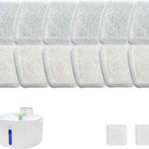 Filtros Refil Fonte Bebedouro Gatos Cães Pet, Bebedouro Fonte Gato Cão Com Filtragem E Purificação Pet (6 PCS)
