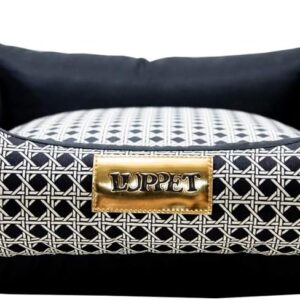Cama Luxo Para Cachorro Luppet Pequeno Porte até 5kg Preto Vime M