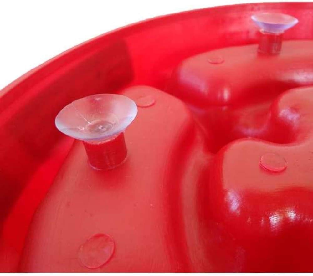 Comedouro Lento Funcional Mini Pet Fit Vermelho Pet Games para Gatos - Imagem 3