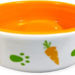Comedouro Bebedouro Porcelana para Coelhos e Roedores - 80ML