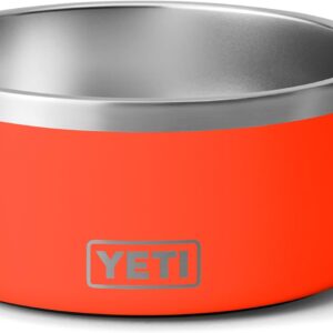 YETI Boomer 8, aço inoxidável, tigela antiderrapante para cães, comporta 1,8 g, flare solar