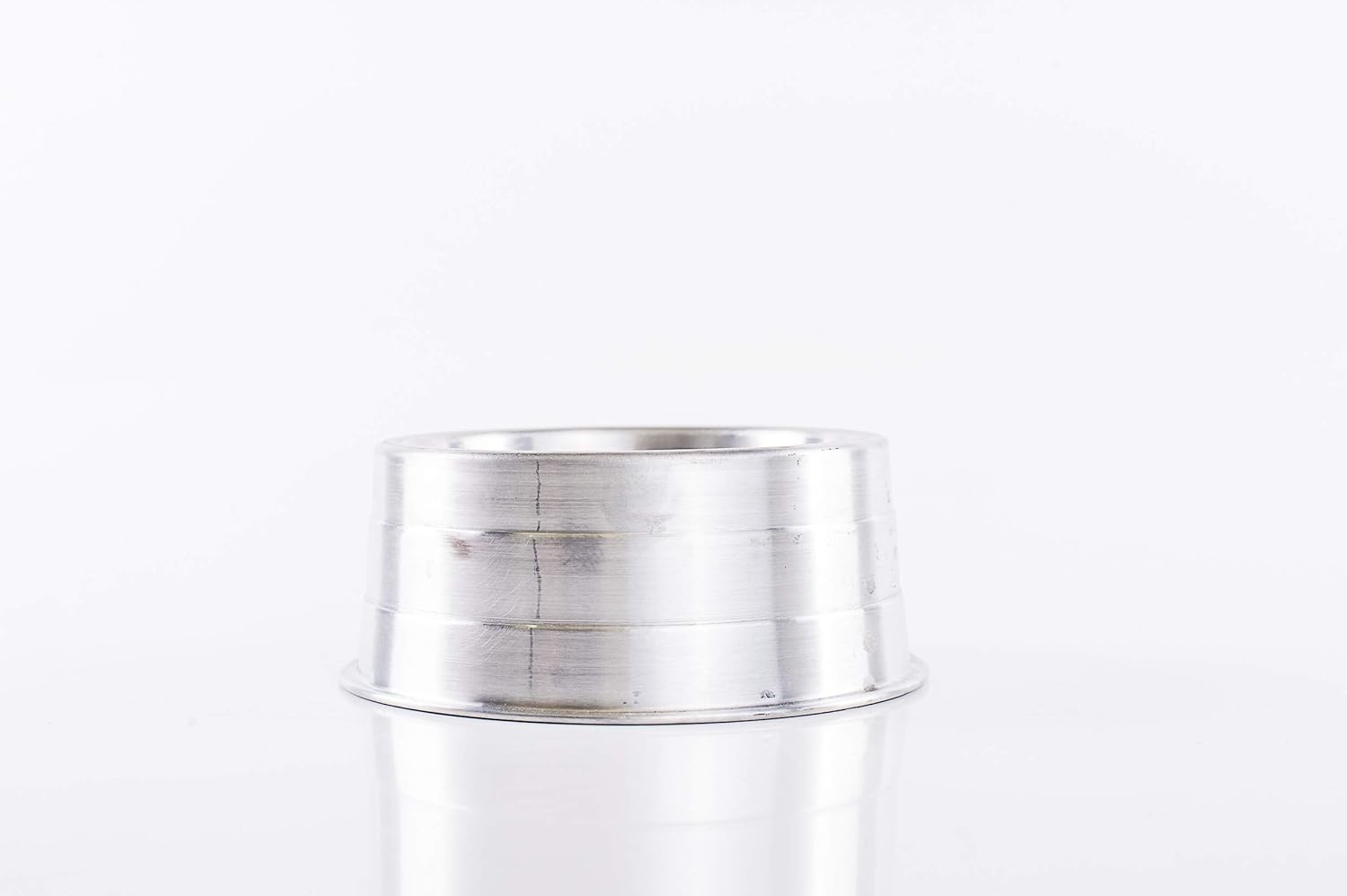 Comedouro Alumínio Pesado Mini sem Pintura 300Ml NF Pet para Cães, Mini, Prata - Imagem 2