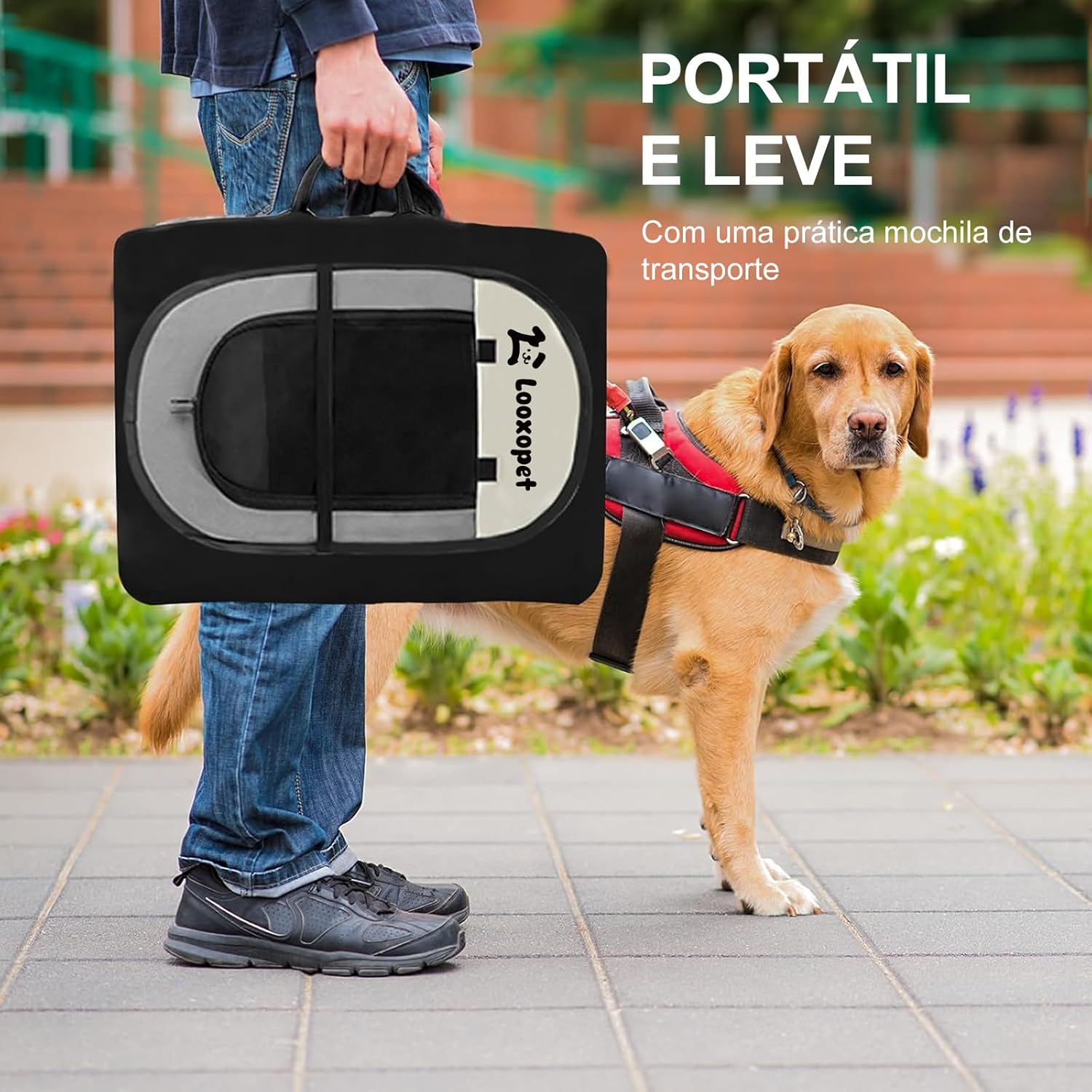Cercado para Cachorros Grande,Cercadinho Pet Dobrável para Cachorros 114x114x58 cm - Imagem 8