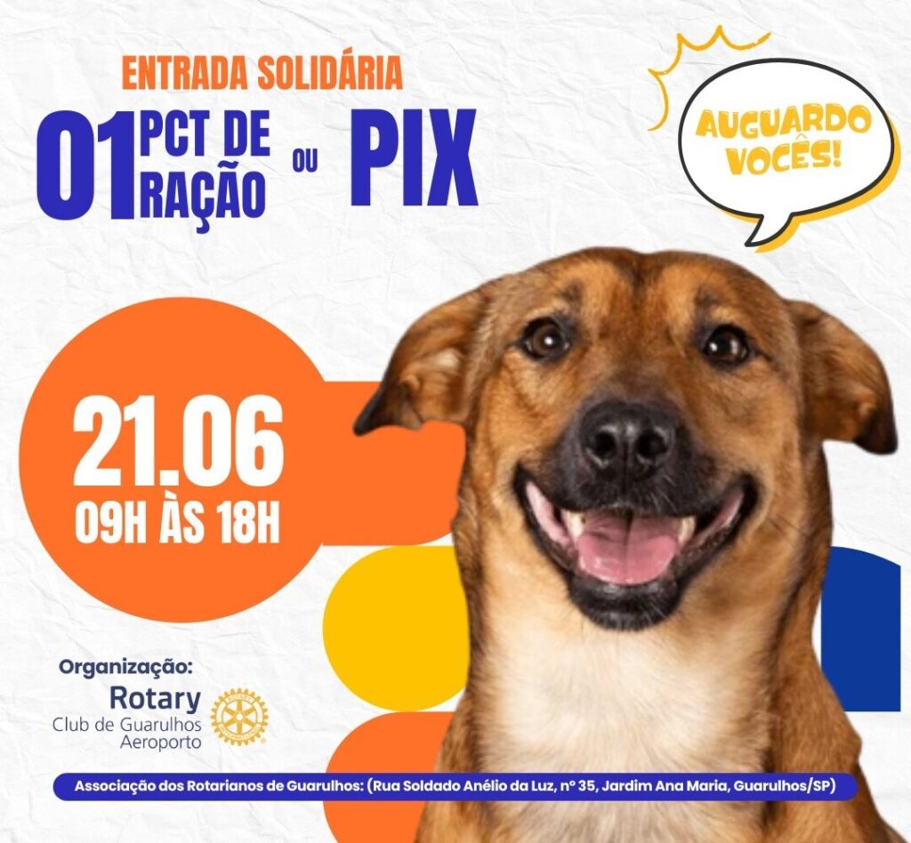 Rotary Pet Day 2026 une bem-estar animal e inclusão social em Guarulhos (SP)