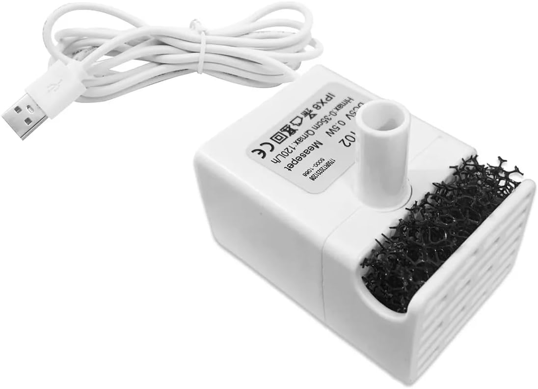Bomba Submersa Para Bebedouro Fonte De Água Automático Pet - Imagem 2