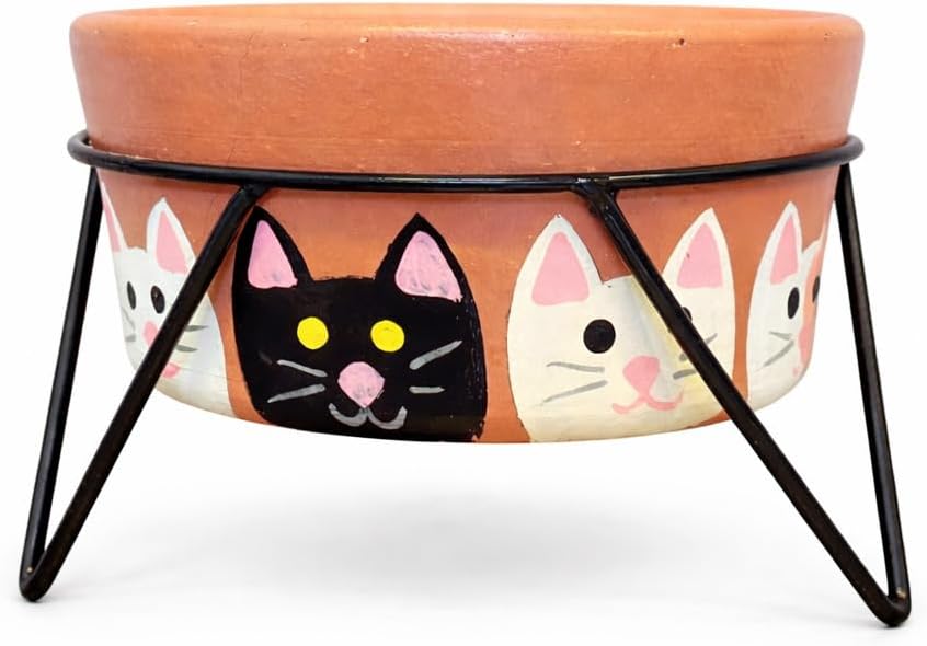 Suporte Elevado para Comedouro ou Bebedouro Pet – Cães e Gatos