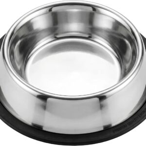 Loving Pets Tigela para cães padrão sem ponta, 2,72 kg, níquel, 2,7 kg (pacote com 1)