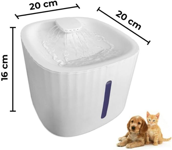 Bebedouro Fonte de Água Pet Inteligente Automático com Filtro Triplo - 3 litros - Imagem 9