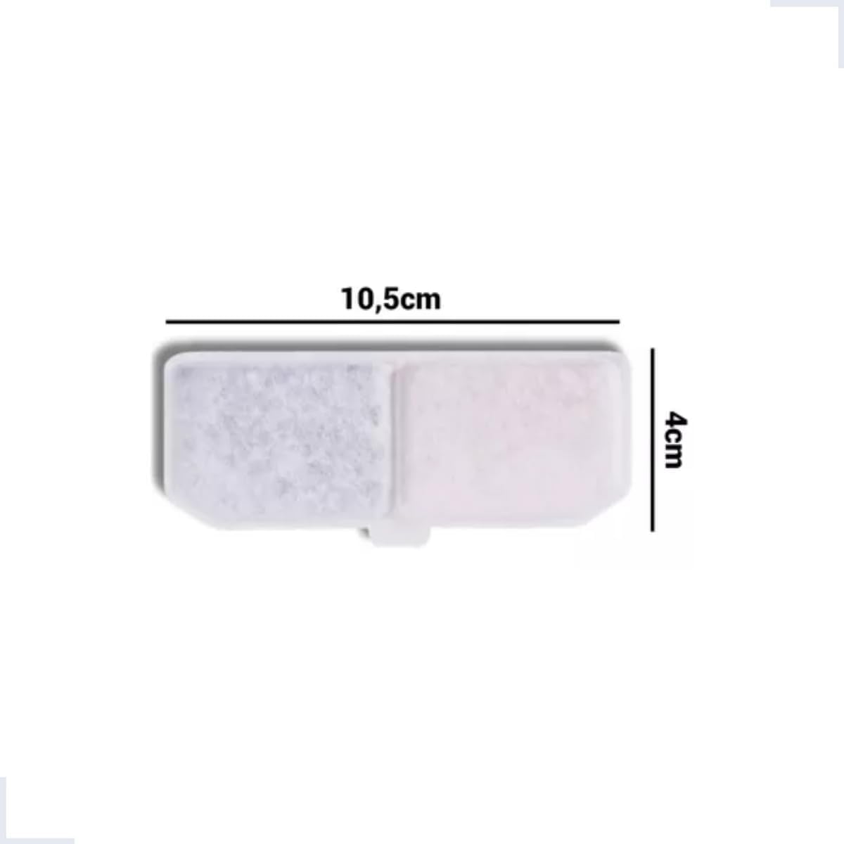 Kit 4 Refil Filtro Bebedouro Fonte De Água Pet Cães E Gatos - Imagem 3