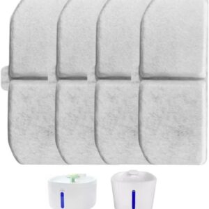 Kit 4 Filtros Refil Para Fontes Bebedouros Cães E Gato