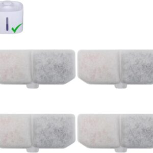 Kit 4 Refil Filtro Bebedouro Fonte De Água Pet Cães E Gatos