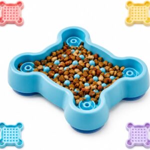 Comedouro Lento para Cães e Gatos 200g Saudável Antigula - Cores Sortidas