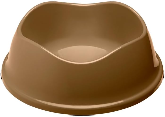 Comedouro Antiderrapante Stark Bowl, 550 mL, para Cães De Pequeno Porte, Cor Bege