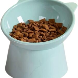 Comedouro Bebedouro Elevado Ergonômico para Gatos e Cães Verde