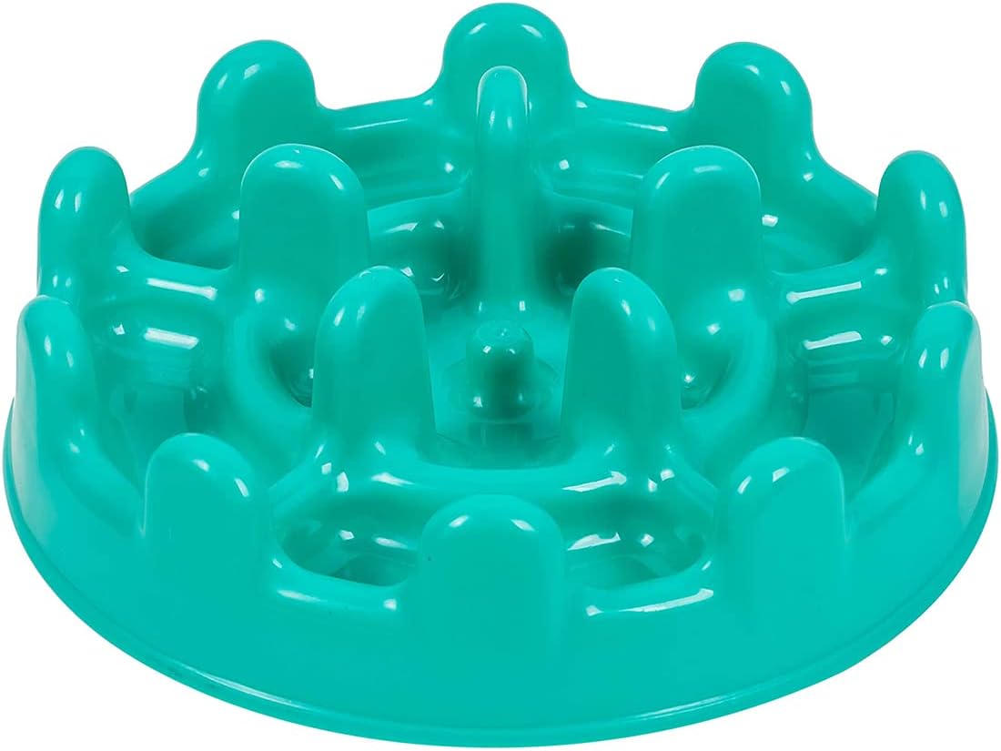 Pet Games Comedouro Lento Funcional Pet Fit Verde Agua Para Cães