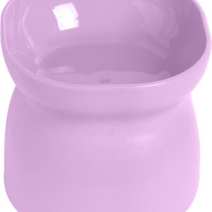 PET GAMES – Comedouro ou Bebedouro Funcional, Elevado, com Design Elegante e Qualidade Premium para Gatos – ErgonoCat Lilás