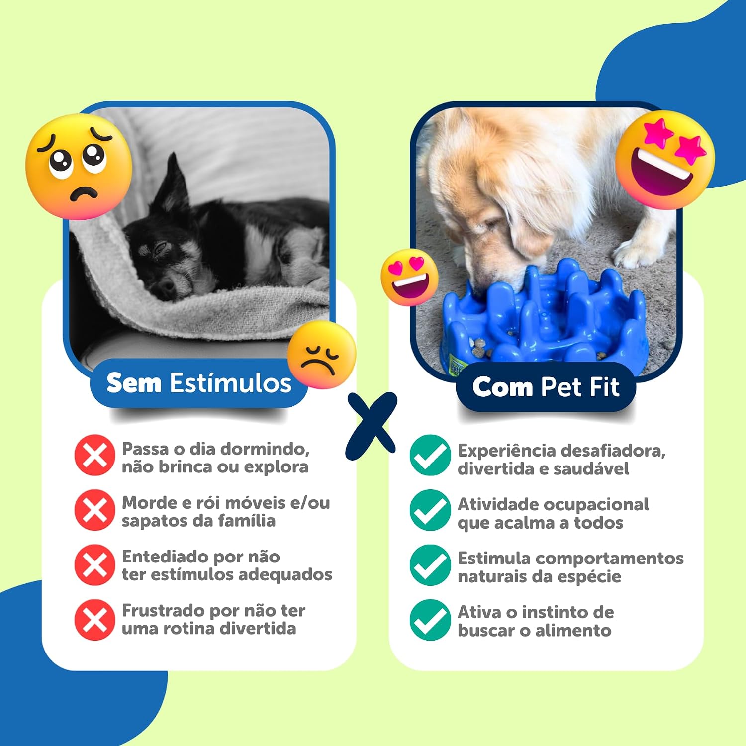 Pet Games Comedouro Lento Funcional Pet Fit Verde Agua Para Cães - Imagem 7