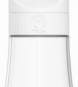 Bebedouro Portátil 2 em 1 para Cães e Gatos, 320ml e 170ml, Recipiente para Água e Ração, Compacto, Anti-Vazamento (Branco, 490 ml)