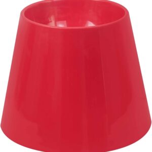 PET GAMES - Comedouro ou Bebedouro Funcional, Alto e Super Resistente para Cães - COMEDOURO E BEBEDOURO ALTO M VERMELHO