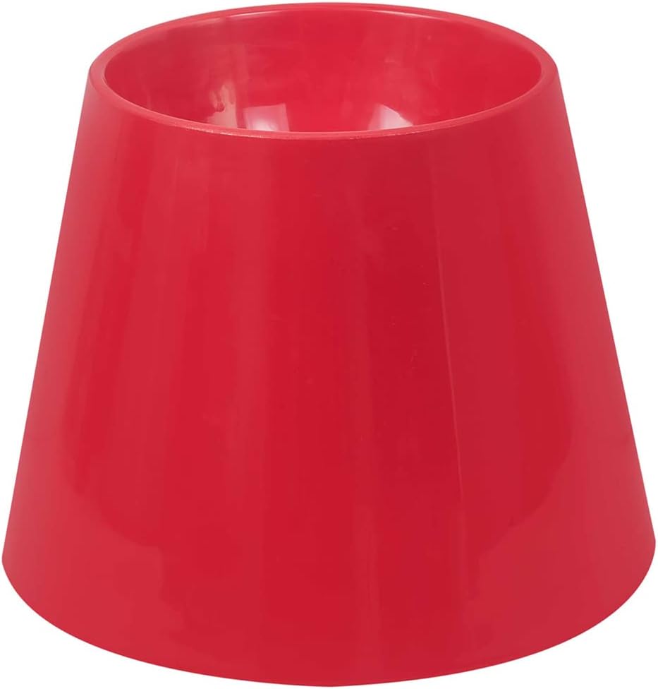 PET GAMES - Comedouro ou Bebedouro Funcional, Alto e Super Resistente para Cães - COMEDOURO E BEBEDOURO ALTO M VERMELHO