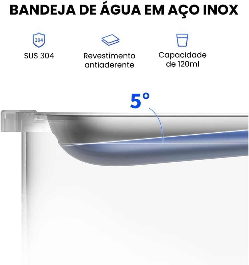 PET~KIT Comedouro para Gatos, Bebedouro sem Fio,Dispensador Automático de água para Gatos 3L, Operado a Pilhas, Controle do Aplicativo - Imagem 4