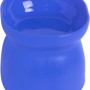 PET GAMES – Comedouro ou Bebedouro Funcional, Elevado, com Design Elegante e Qualidade Premium para Gatos – ErgonoCat Azul