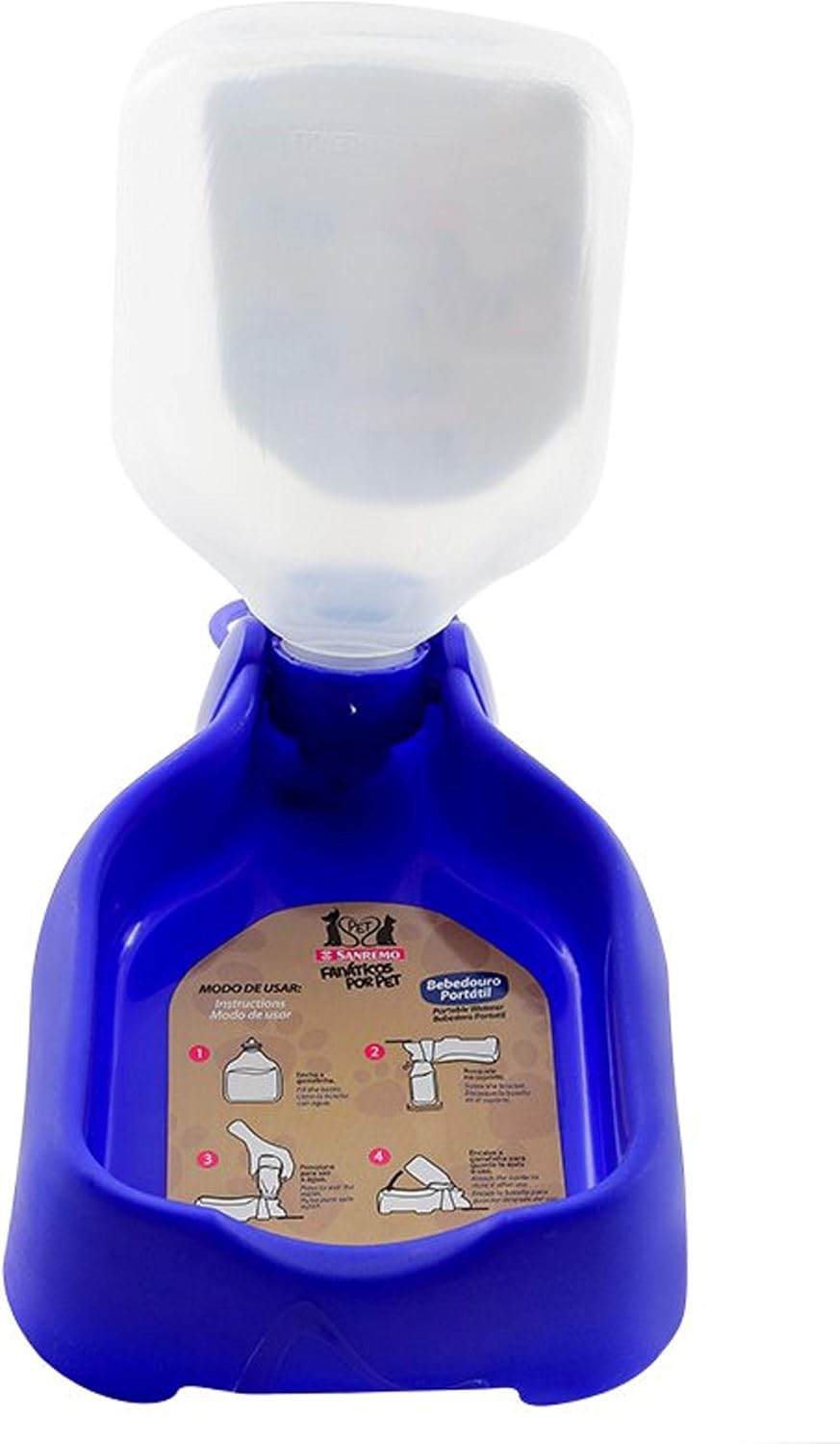Sanremo - Bebedouro Portátil Plástico para Cães, Capacidade 320ml, Linha Pet - Imagem 3