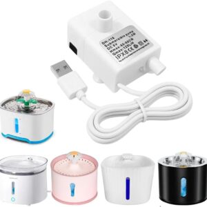 Bombinha Fonte De Água Pet Inteligente Led Bomba Submersa